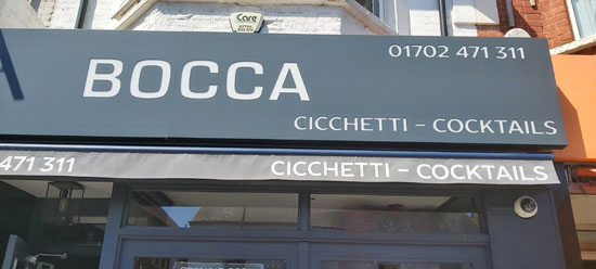 bocca cocktail bar sign